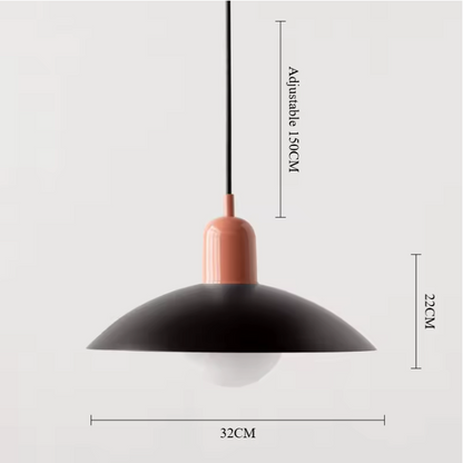 Modena Macaron Pendant Light – Bauhaus Inspired Hanging Lamp | Colourful Modern Ceiling Lighting for Contemporary Interiors