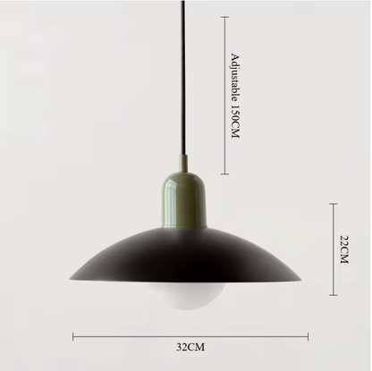 Modena Macaron Pendant Light – Bauhaus Inspired Hanging Lamp | Colourful Modern Ceiling Lighting for Contemporary Interiors