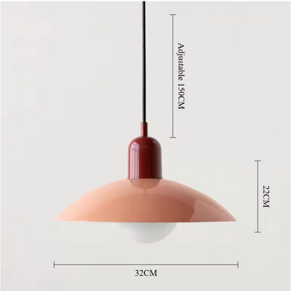 Modena Macaron Pendant Light – Bauhaus Inspired Hanging Lamp | Colourful Modern Ceiling Lighting for Contemporary Interiors