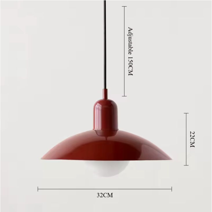 Modena Macaron Pendant Light – Bauhaus Inspired Hanging Lamp | Colourful Modern Ceiling Lighting for Contemporary Interiors