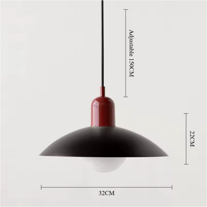 Modena Macaron Pendant Light – Bauhaus Inspired Hanging Lamp | Colourful Modern Ceiling Lighting for Contemporary Interiors