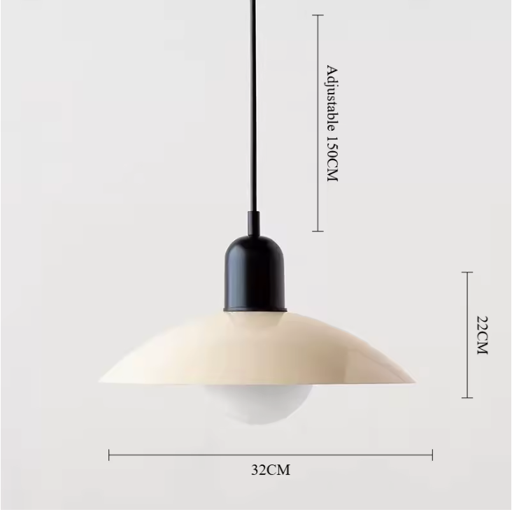 Modena Macaron Pendant Light – Bauhaus Inspired Hanging Lamp | Colourful Modern Ceiling Lighting for Contemporary Interiors