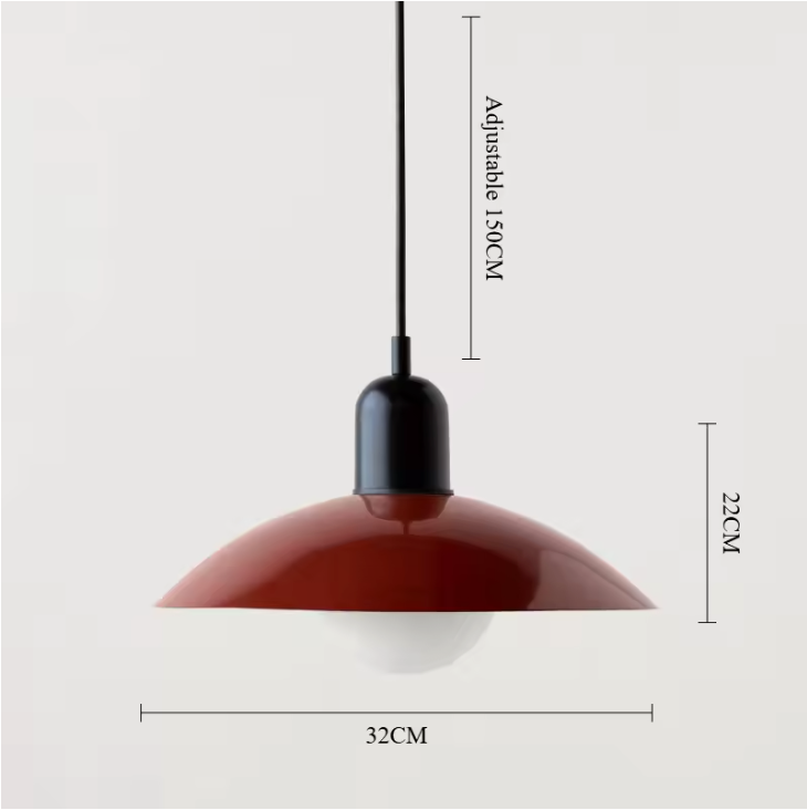 Modena Macaron Pendant Light – Bauhaus Inspired Hanging Lamp | Colourful Modern Ceiling Lighting for Contemporary Interiors