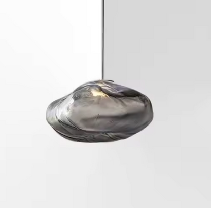 Bubble Glass Pendant Light – Minimalist Sculptural Hanging Lamp | Modern Statement Interior Lighting