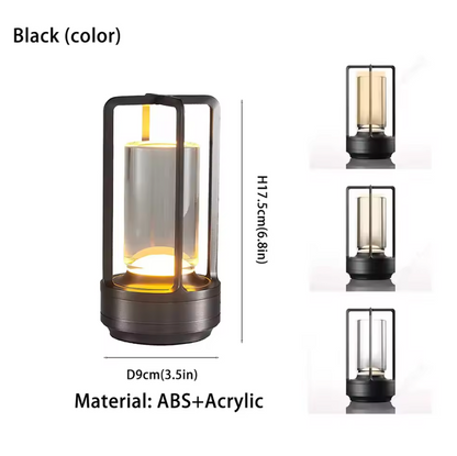 Lampe de table DEL en cristal Sunny Side Up – Lampe design rechargeable | Éclairage d'ambiance de luxe