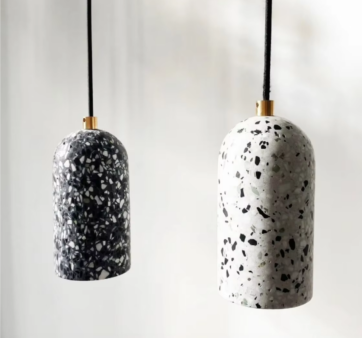 Suspension en béton FORGI – Lampe suspendue minimaliste industrielle | Éclairage de plafond urbain moderne