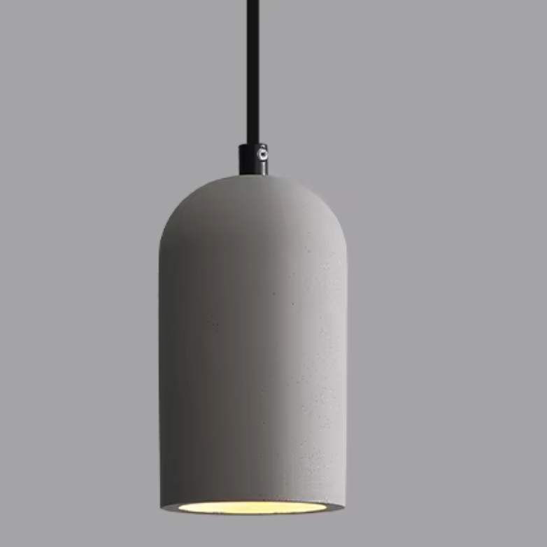 Suspension en béton FORGI – Lampe suspendue minimaliste industrielle | Éclairage de plafond urbain moderne