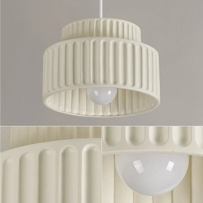 Veloura Resin Pendant Light – Nordic LED Ceiling Lamp | Minimalist Japandi Lighting for Modern Interiors