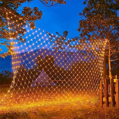 LED Net Christmas Lights – 6 x 4M & 3 x 3M Curtain Lighting for Windows, Gardens, Weddings & Festive Decorations