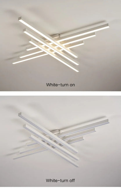 Modern Nordic LED Ceiling Light – Minimalist Flush Mount Ceiling Lamp | Energy-Efficient Home Lighting | Premium Contemporary Fixture