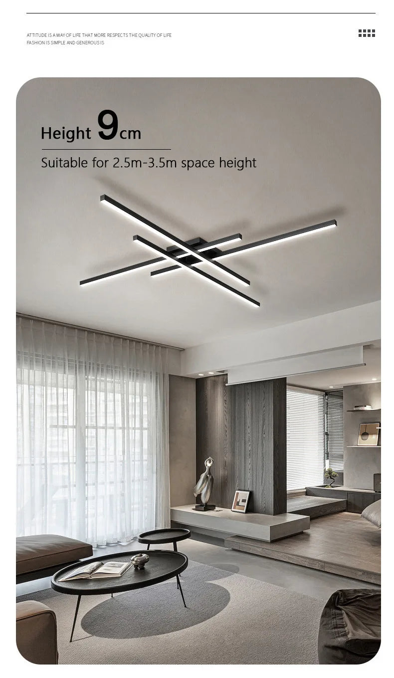Modern Nordic LED Ceiling Light – Minimalist Flush Mount Ceiling Lamp | Energy-Efficient Home Lighting | Premium Contemporary Fixture