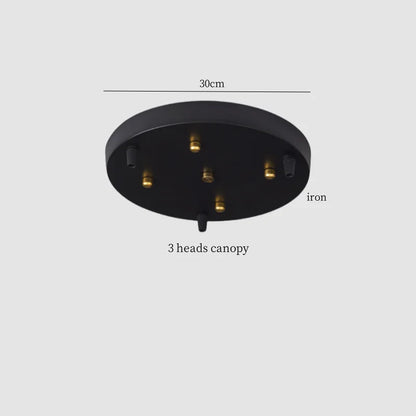 Marble Pendant Light with Iron Finish – Modern Nordic LED Ceiling Lamp | Luxury Contemporary Lighting