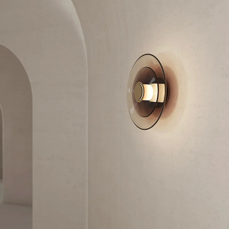 Eloria Glass Wall Light – Nordic LED Wall Lamp | Modern Ambient Lighting for Sophisticated Interiors