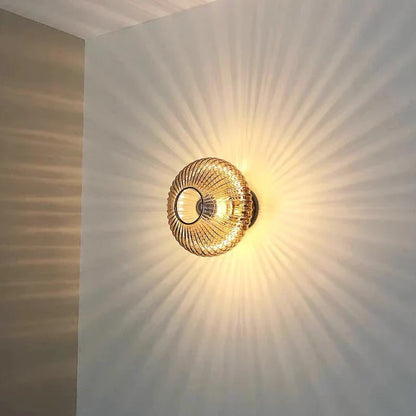 AuraGlas Bauhaus Wall Lamp – Modern Glass Wall Light for Nordic & Hotel-Inspired Interiors