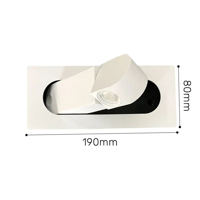 Arctis Pivot Wall Light – Adjustable Recessed LED Reading Lamp | Minimalist Nordic Wall Lighting