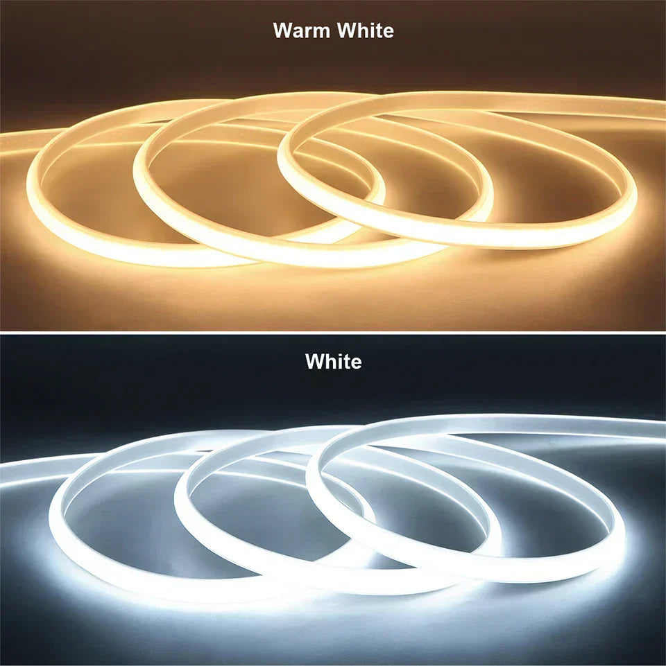 NeoGlow COB LED Neon Light Strip – Waterproof Flexible Lighting for Indoor & Outdoor Use