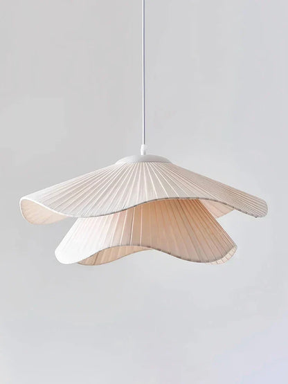 Nordic Linen Pendant Light – Scandinavian Fabric Ceiling Lamp | Soft Ambient Lighting | Japandi Interior Elegance