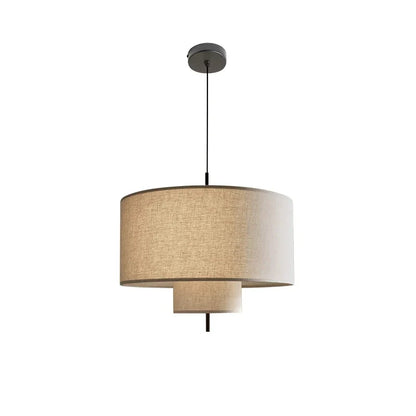 Modern Wabi-Sabi Fabric Pendant Light – Nordic LED Hanging Ceiling Lamp | Soft Ambient Lighting | Premium Designer Fixture