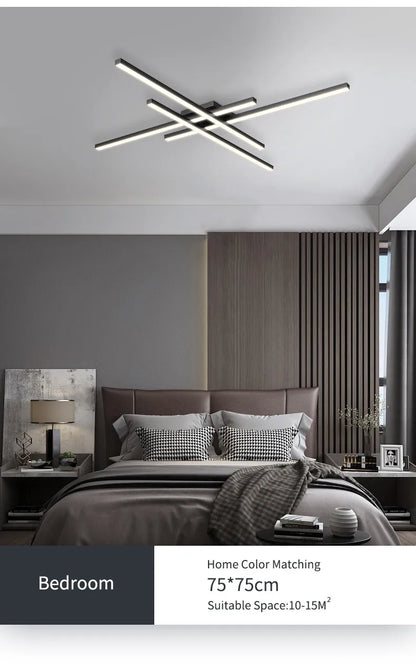 Modern Nordic LED Ceiling Light – Minimalist Flush Mount Ceiling Lamp | Energy-Efficient Home Lighting | Premium Contemporary Fixture