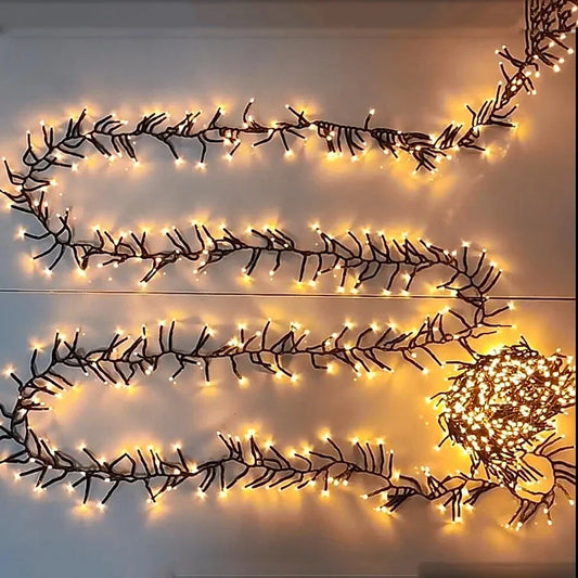 LumiBurst Cluster LED String Lights – Waterproof Firework-Style Christmas Lights | Indoor & Outdoor Decorative Lighting
