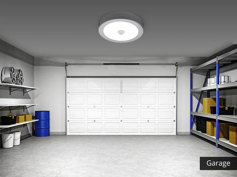 LED Ceiling Light with Motion Sensor – Automatic Round Ceiling Fixture | Energy-Efficient Indoor Lighting | PIR Sensor Ceiling Lamp