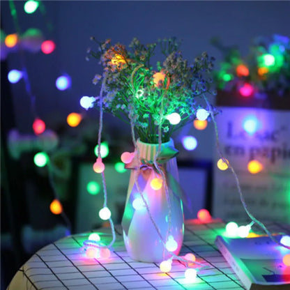 LumiOrb Globe String Lights – 10M LED Fairy Lights | USB & Battery Powered Decorative Lighting