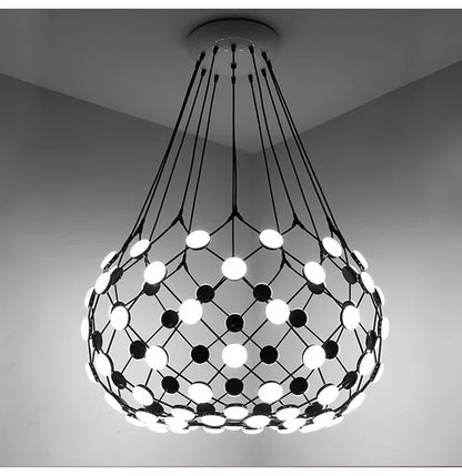 Modern Linear Pendant Light – Minimalist E27 Ceiling Lamp | Contemporary Ambient Lighting | Sleek Interior Statement