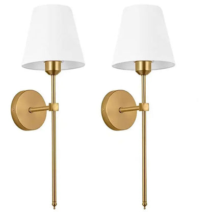 Heritage Fabric Wall Light – Industrial Style LED Wall Lamp | Vintage-Inspired Ambient Lighting | Elegant Interior Accent