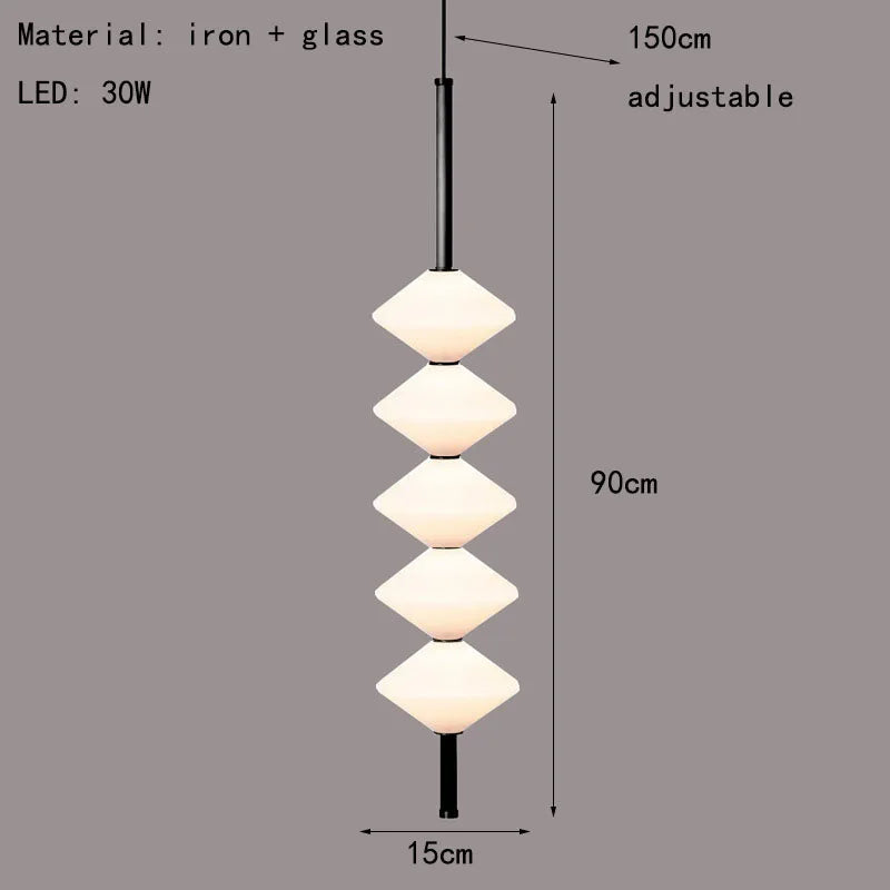 Modern White Glass Pendant Light – Adjustable LED Hanging Ceiling Fixture | Contemporary Globe Chandelier | Elegant Home Lighting