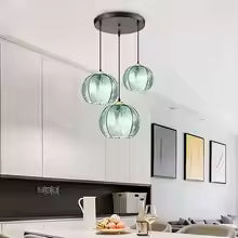 Aalin Pendant Lamp – Elegant Leaf Pattern Glass Hanging Light for Dining Rooms & Modern Interiors