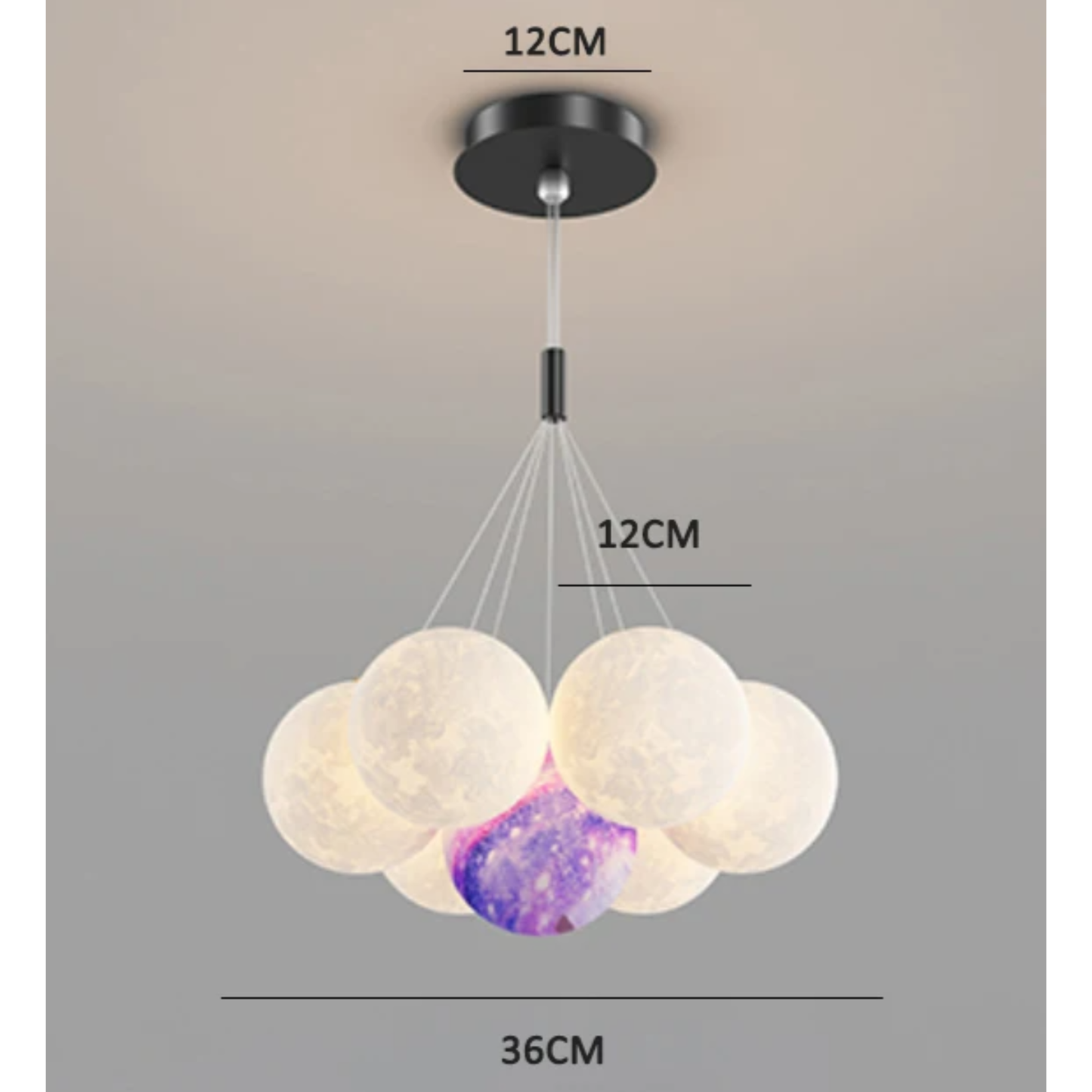 NovaNest Pendant Light – Modern 3D Kids Ceiling Lamp | Creative LED Lighting for Children’s Bedrooms & Contemporary Interiors