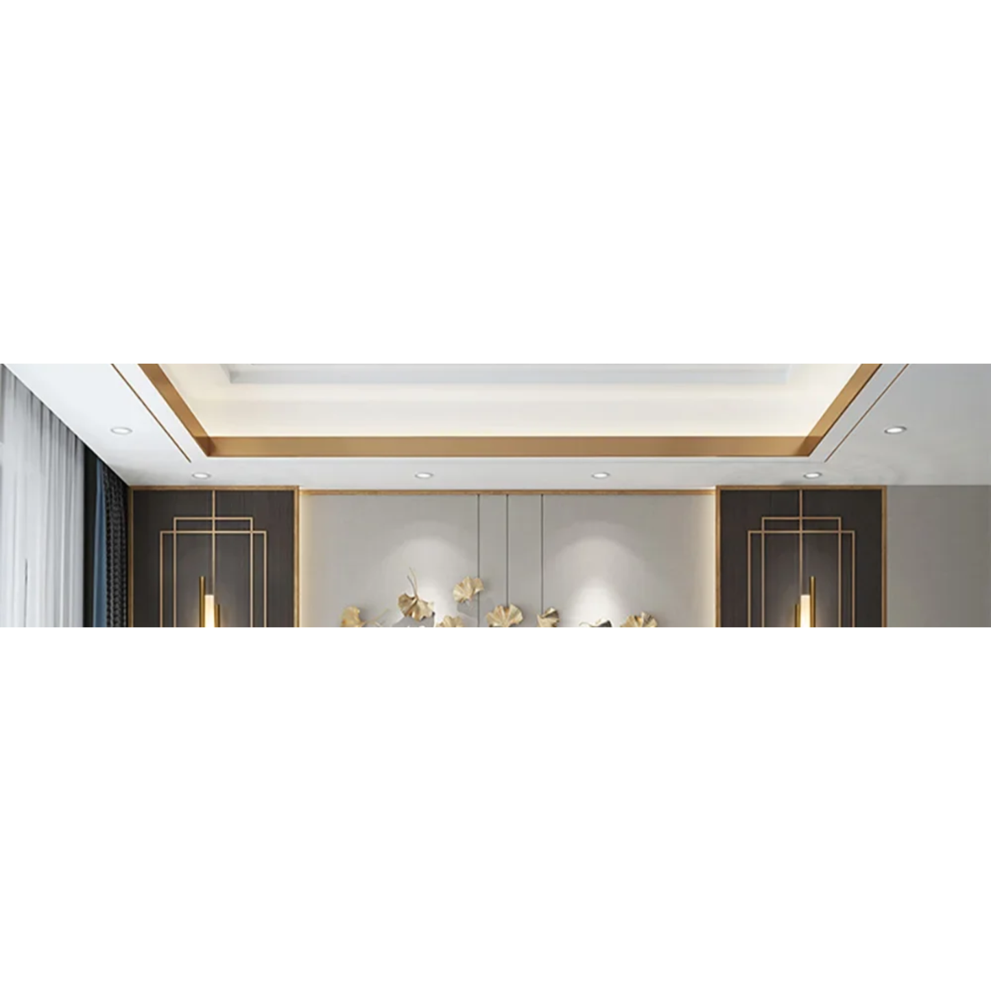 Marble LED Wall Light with Gold & Black Finish – Modern Luxury Wall Sconce | Elegant Ambient Interior Lighting