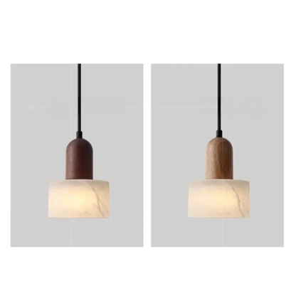 Auralith Marble Pendant Light – Wabi-Sabi Jade Stone Ceiling Lamp | Luxury LED Lighting for Refined Interiors