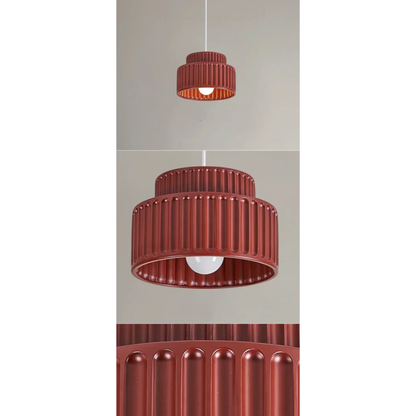 Veloura Resin Pendant Light – Nordic LED Ceiling Lamp | Minimalist Japandi Lighting for Modern Interiors