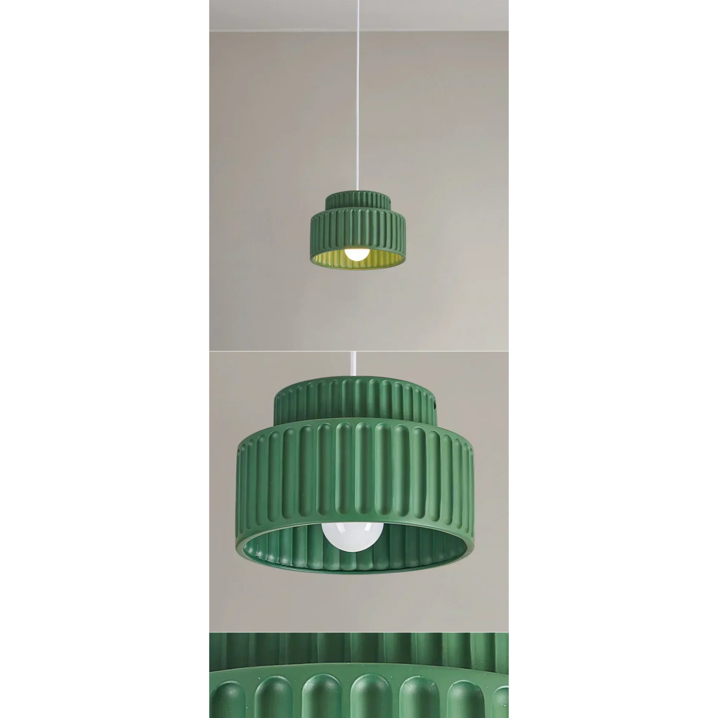 Veloura Resin Pendant Light – Nordic LED Ceiling Lamp | Minimalist Japandi Lighting for Modern Interiors