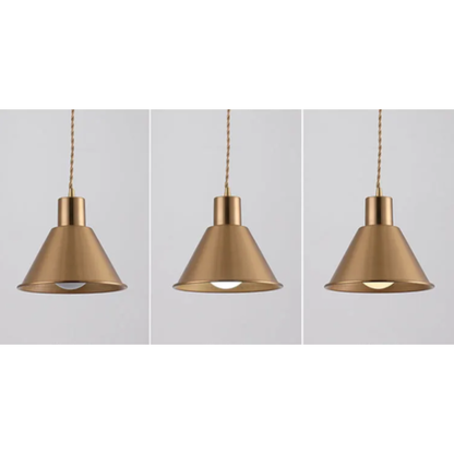 Gold Nordic Pendant Light – Modern LED Hanging Lamp | Scandinavian Luxury Interior Lighting
