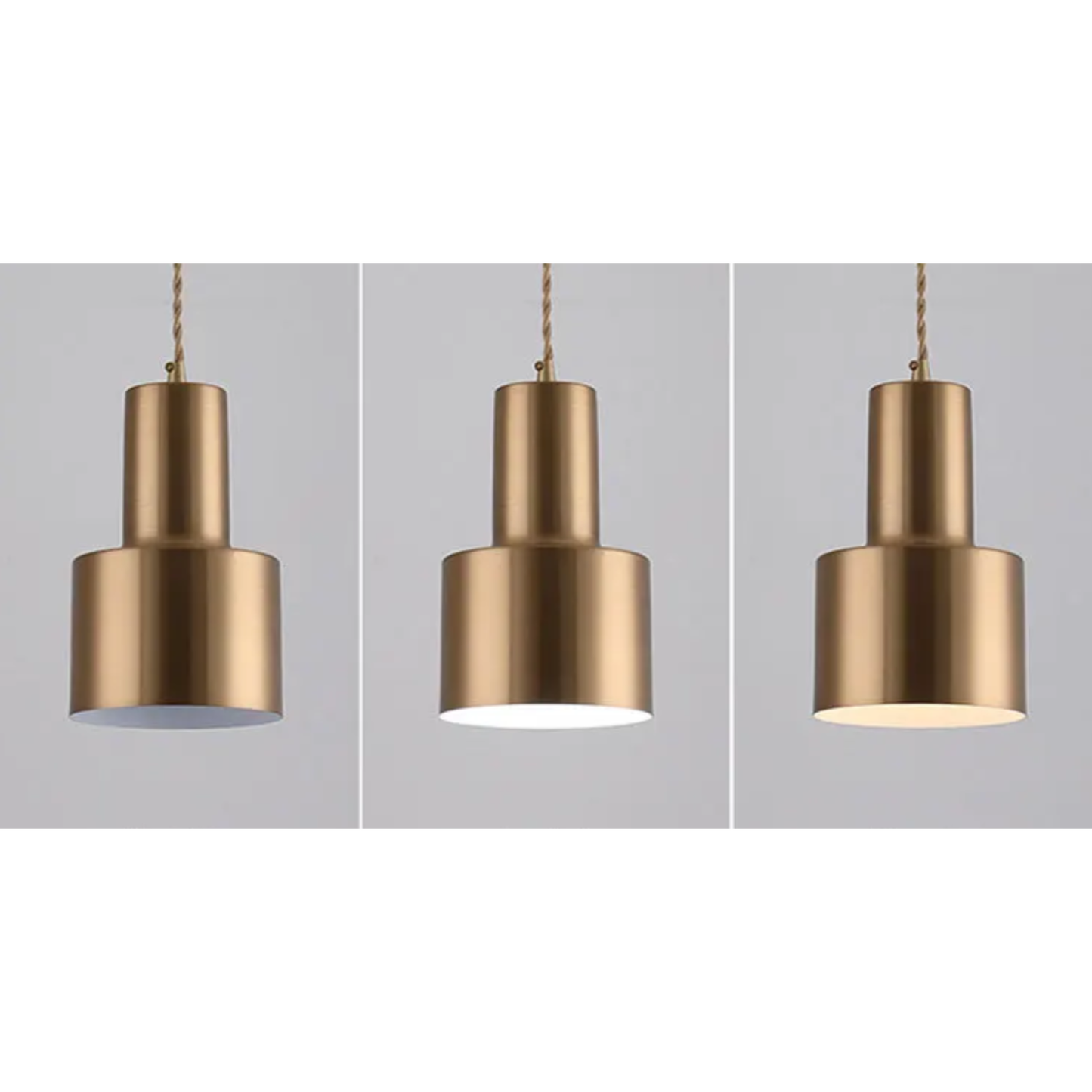 Gold Nordic Pendant Light – Modern LED Hanging Lamp | Scandinavian Luxury Interior Lighting