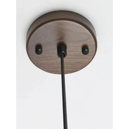 Ceramic & Wood Pendant Light – Modern Nordic LED Hanging Lamp | Natural Contemporary Lighting