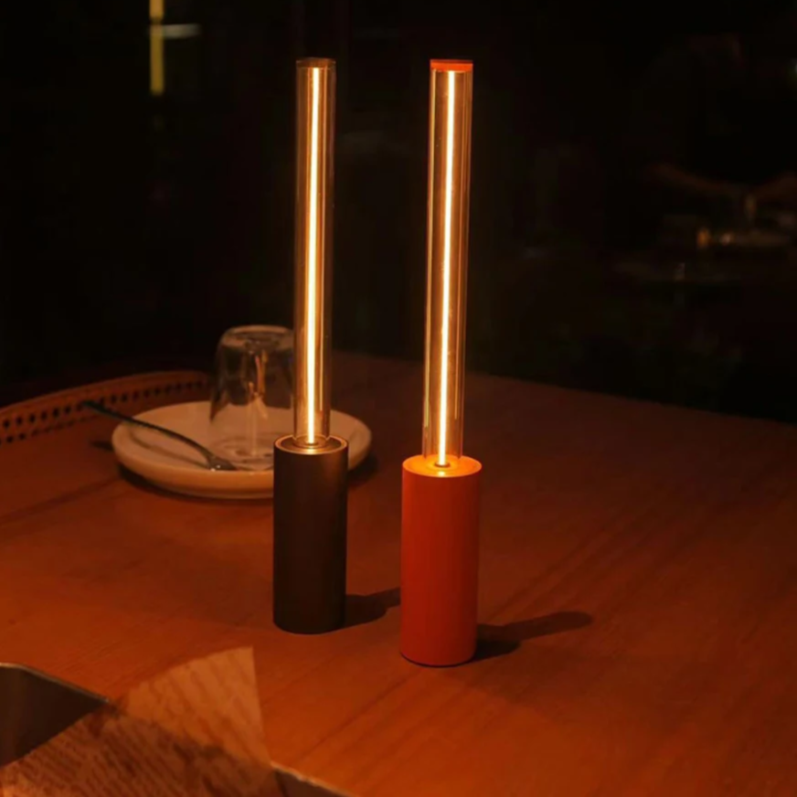 AuraPulse Touch Lamp – Rechargeable LED Mood Light | Minimalist Breathing Night Light for Modern Interiors
