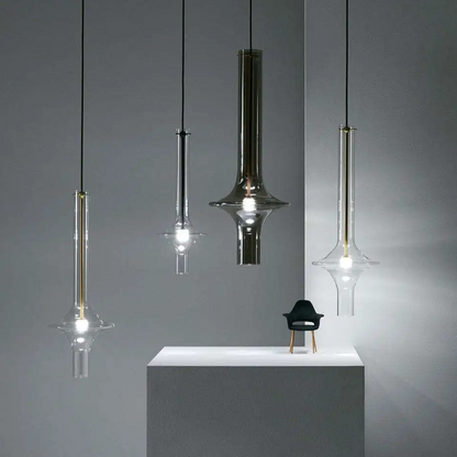 Aureline Glass Pendant Light – Luxury Nordic LED Hanging Lamp | Modern Designer Lighting for Elegant Interiors