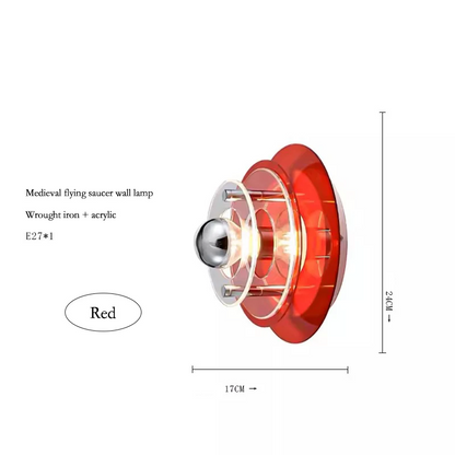 Modern UFO LED Wall Lamp – Futuristic Wall Sconce | Creative Accent Lighting | Designer Wall Light for Bedroom & Living Room