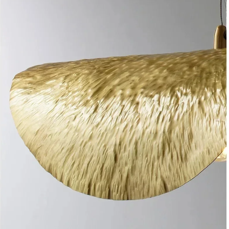Gold Lotus Pendant Light – Vintage Zen Ceiling Lamp | Luxury Ambient Hanging Lighting
