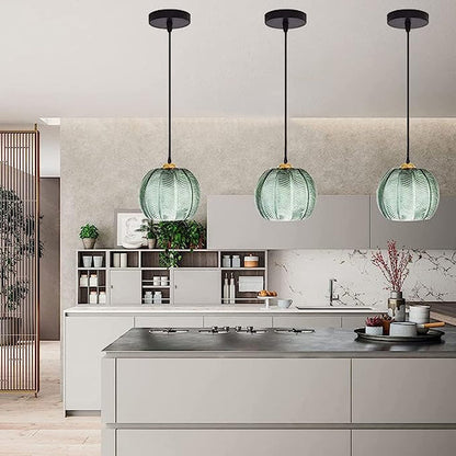 Aalin Pendant Lamp – Elegant Leaf Pattern Glass Hanging Light for Dining Rooms & Modern Interiors