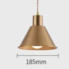 Gold Nordic Pendant Light – Modern LED Hanging Lamp | Scandinavian Luxury Interior Lighting