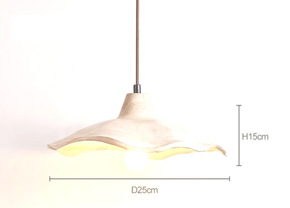 Japandi Wooden Pendant Light – Minimalist LED Ceiling Lamp | Wabi-Sabi Interior Lighting | Natural Contemporary Design