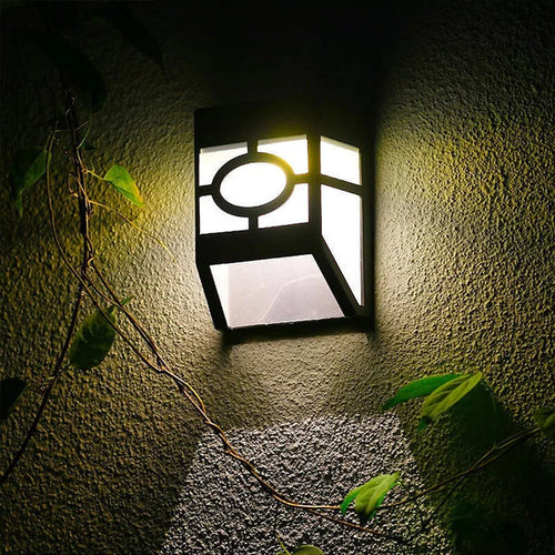Solar - LED-Wandleuchte (2 Packungen)-Leuchtezauber