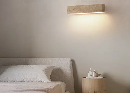 ZENLUME Wabi-Sabi Stein Wandleuchte-Leuchtezauber