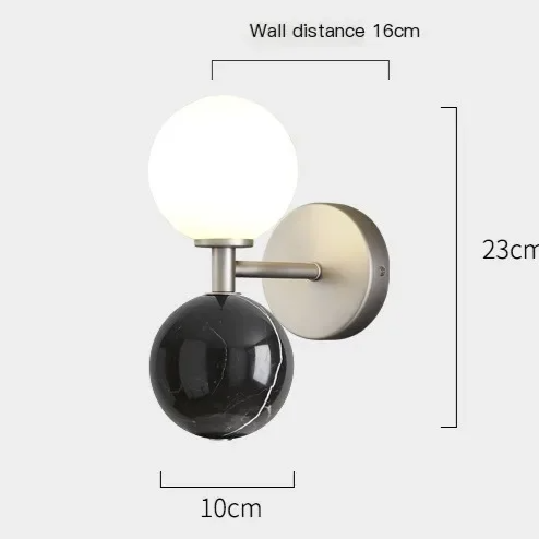 Aurastone Marble Wall Light – Luxury Nordic LED Wall Lamp | Contemporary Ambient Lighting for Elegant Interiors