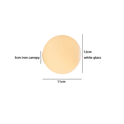 Orbelle Glass Wall Light – Frosted Globe LED Sconce | Modern Ambient Lighting | Timeless Interior Elegance