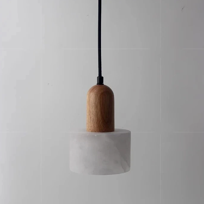 Auralith Marble Pendant Light – Wabi-Sabi Jade Stone Ceiling Lamp | Luxury LED Lighting for Refined Interiors